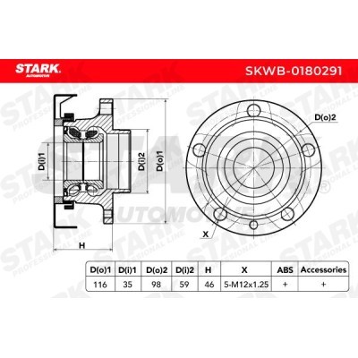 Łożysko Koła Stark SKWB-0180291 SKWB-0180291 - foto 3