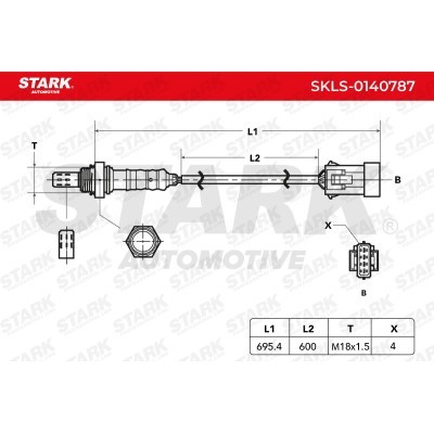 Sonda Lambda Stark SKLS-0140787 SKLS-0140787 - foto 6