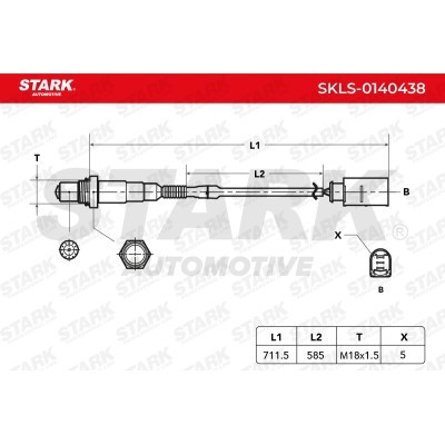 Sonda Lambda Stark SKLS-0140438 SKLS-0140438 - foto 6