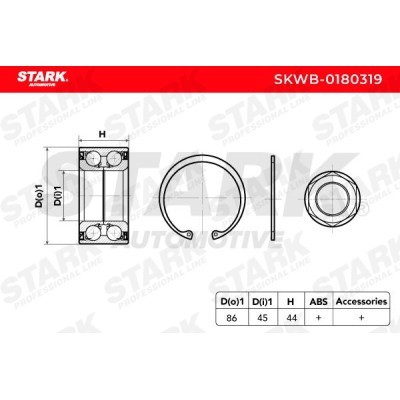 Łożysko Koła Stark SKWB-0180319 SKWB-0180319 - foto 3