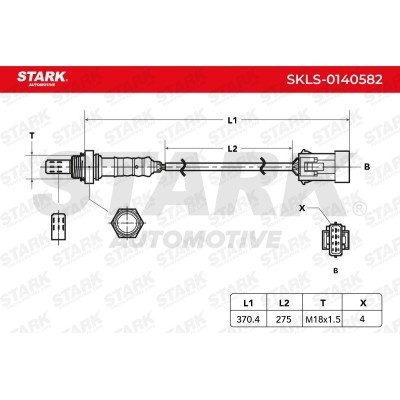 Sonda Lambda Stark SKLS-0140582 SKLS-0140582 - foto 6