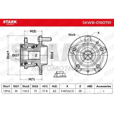 Łożysko Koła Stark SKWB-0180791 SKWB-0180791 - foto 6