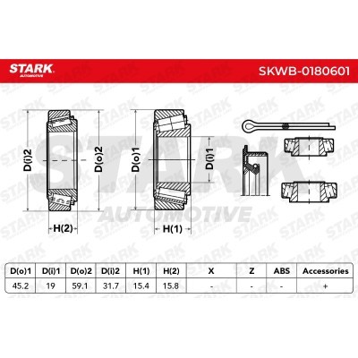 Łożysko Koła Stark SKWB-0180601 SKWB-0180601 - foto 4