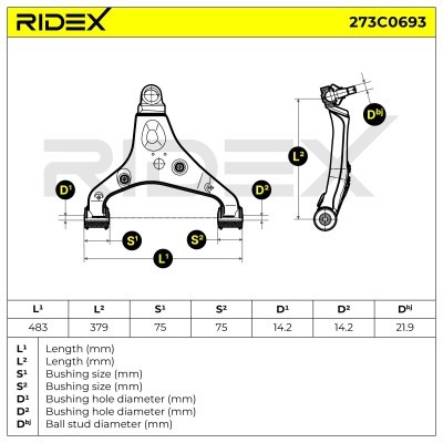 Wahacz RIDEX 273C0693 273C0693 - foto 6