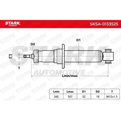 Amortyzator Stark SKSA-0133525 SKSA-0133525 - foto 6