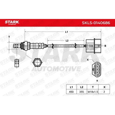 Sonda Lambda Stark SKLS-0140686 SKLS-0140686 - foto 6