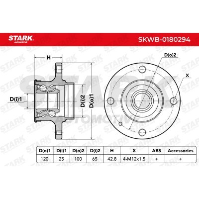 Łożysko Koła Stark SKWB-0180294 SKWB-0180294 - foto 4