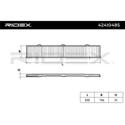 Filtr Kabinowy RIDEX 424I0485 424I0485 - foto 6