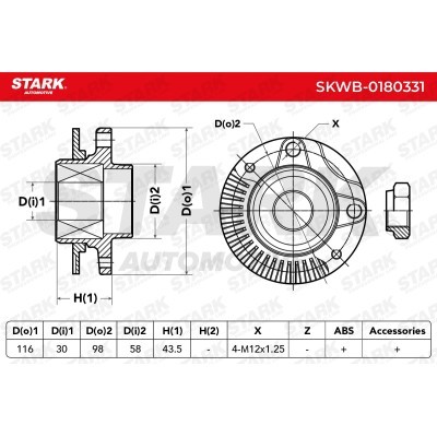 Łożysko Koła Stark SKWB-0180331 SKWB-0180331 - foto 4