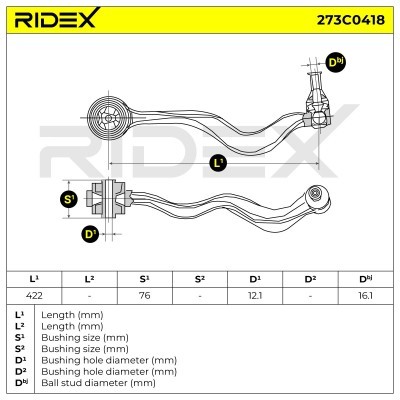 Wahacz RIDEX 273C0418 273C0418 - foto 3