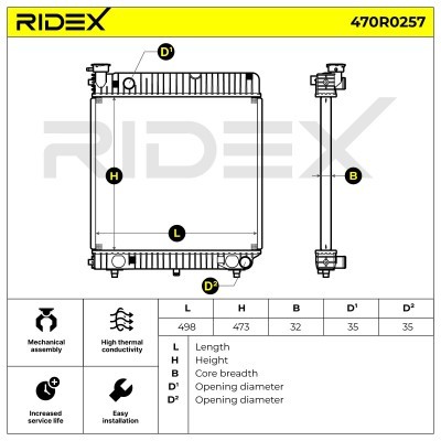 Chłodnica RIDEX 470R0257 470R0257 - foto 5