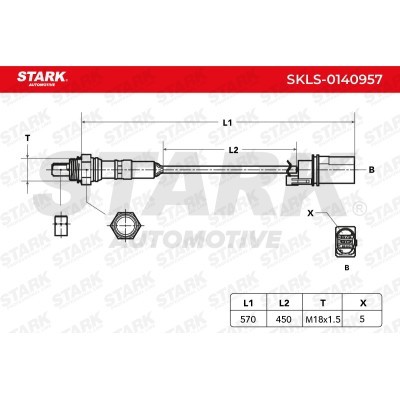 Sonda Lambda Stark SKLS-0140957 SKLS-0140957 - foto 4