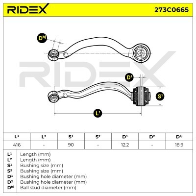 Wahacz RIDEX 273C0665 273C0665 - foto 3