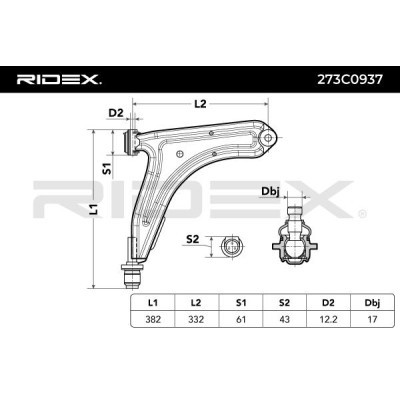 Wahacz RIDEX 273C0937 273C0937 - foto 2