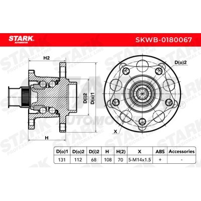 Łożysko Koła Stark SKWB-0180067 SKWB-0180067 - foto 6