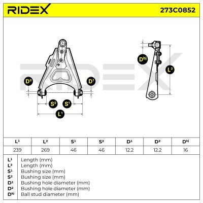 Wahacz RIDEX 273C0852 273C0852 - foto 5