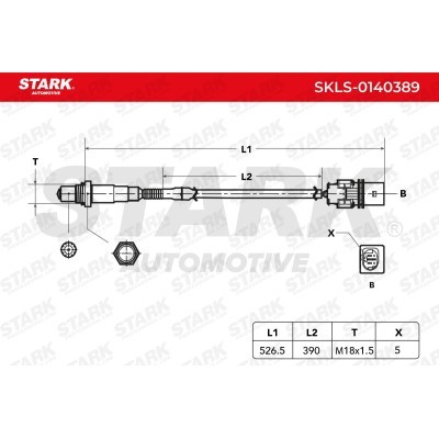 Sonda Lambda Stark SKLS-0140389 SKLS-0140389 - foto 10