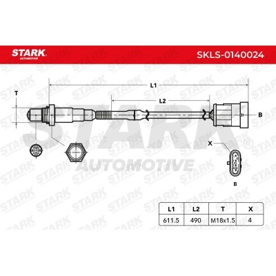Sonda Lambda Stark SKLS-0140024 SKLS-0140024 - foto 3