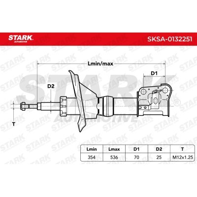 Amortyzator Stark SKSA-0132251 SKSA-0132251 - foto 3