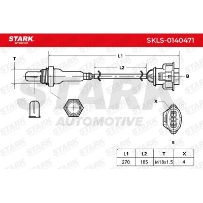 Sonda Lambda Stark SKLS-0140471 SKLS-0140471 - foto 6