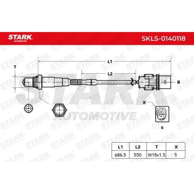 Sonda Lambda Stark SKLS-0140118 SKLS-0140118 - foto 5
