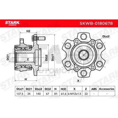 Łożysko Koła Stark SKWB-0180678 SKWB-0180678 - foto 5