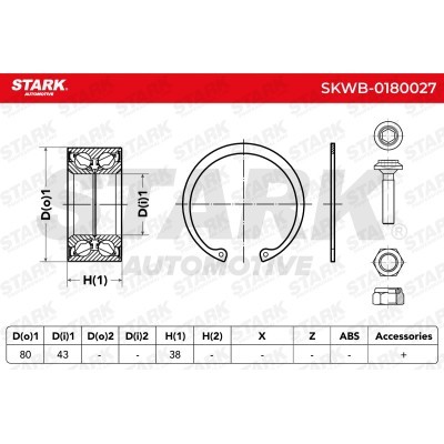 Łożysko Koła Stark SKWB-0180027 SKWB-0180027 - foto 3