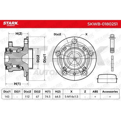 Łożysko Koła Stark SKWB-0180251 SKWB-0180251 - foto 4