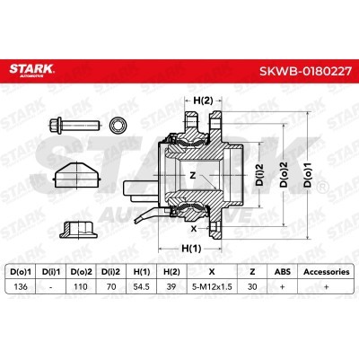 Łożysko Koła Stark SKWB-0180227 SKWB-0180227 - foto 3