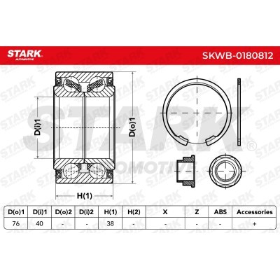 Łożysko Koła Stark SKWB-0180812 SKWB-0180812 - foto 4