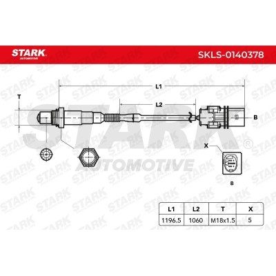 Sonda Lambda Stark SKLS-0140378 SKLS-0140378 - foto 7