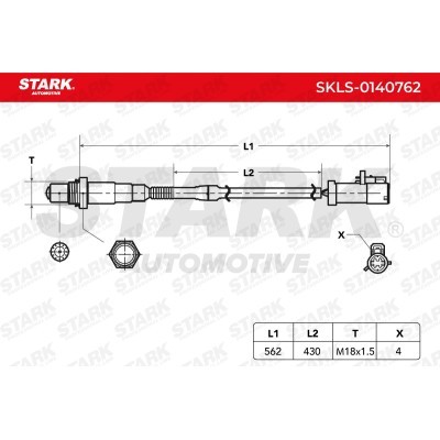 Sonda Lambda Stark SKLS-0140762 SKLS-0140762 - foto 6