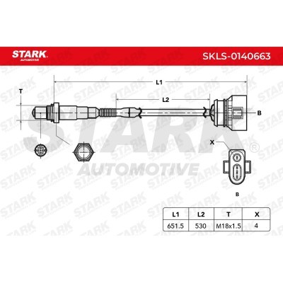 Sonda Lambda Stark SKLS-0140663 SKLS-0140663 - foto 6