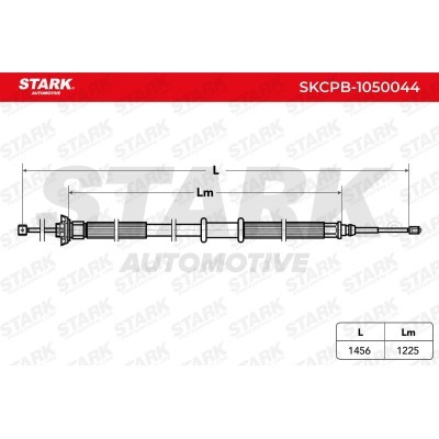 Linka Hamulca Ręcznego Stark SKCPB-1050044 SKCPB-1050044 - foto 3