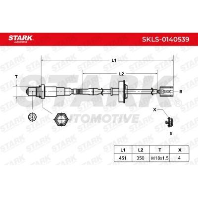 Sonda Lambda Stark SKLS-0140539 SKLS-0140539 - foto 6