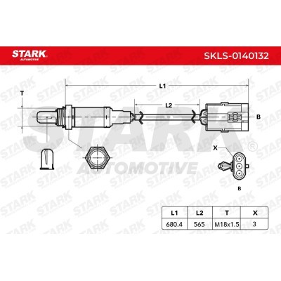Sonda Lambda Stark SKLS-0140132 SKLS-0140132 - foto 3