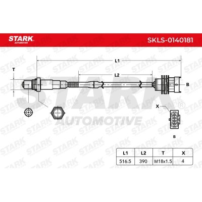 Sonda Lambda Stark SKLS-0140181 SKLS-0140181 - foto 6