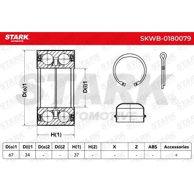 Łożysko Koła Stark SKWB-0180079 SKWB-0180079 - foto 3
