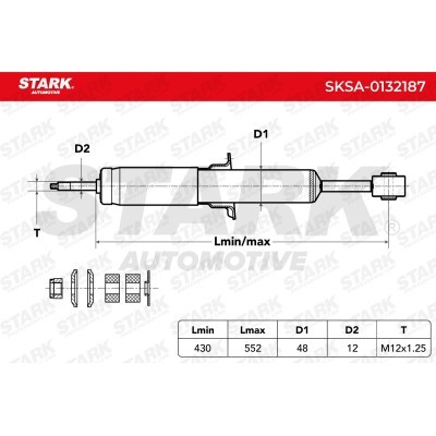 Amortyzator Stark SKSA-0132187 SKSA-0132187 - foto 3