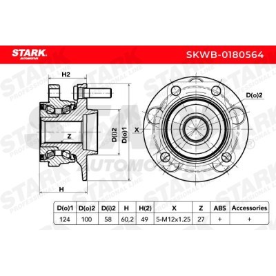 Łożysko Koła Stark SKWB-0180564 SKWB-0180564 - foto 3