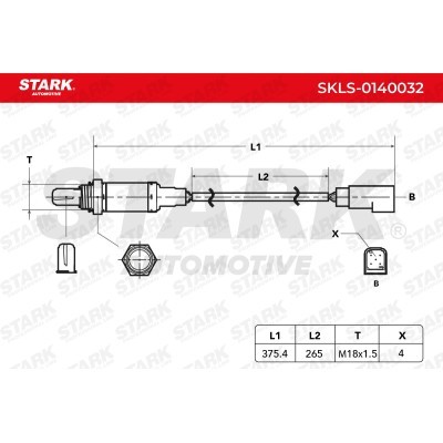 Sonda Lambda Stark SKLS-0140032 SKLS-0140032 - foto 3
