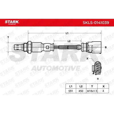Sonda Lambda Stark SKLS-0141039 SKLS-0141039 - foto 5