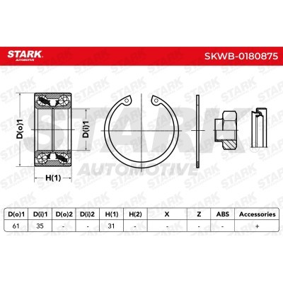 Łożysko Koła Stark SKWB-0180875 SKWB-0180875 - foto 7