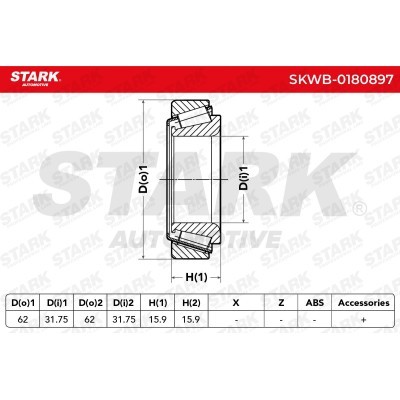 Łożysko Koła Stark SKWB-0180897 SKWB-0180897 - foto 6