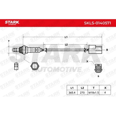 Sonda Lambda Stark SKLS-0140571 SKLS-0140571 - foto 6