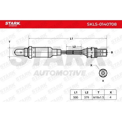 Sonda Lambda Stark SKLS-0140708 SKLS-0140708 - foto 6