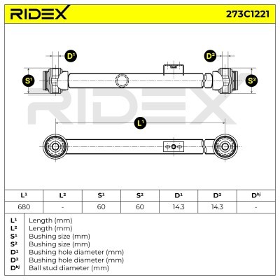 Wahacz RIDEX 273C1221 273C1221 - foto 7