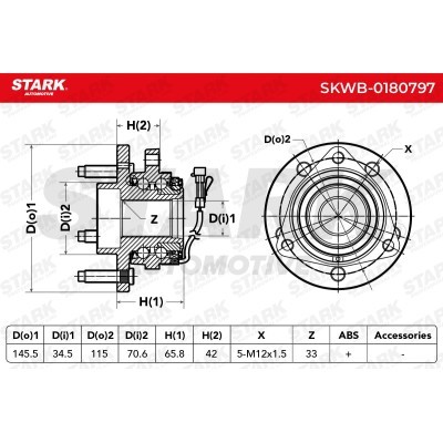 Łożysko Koła Stark SKWB-0180797 SKWB-0180797 - foto 6