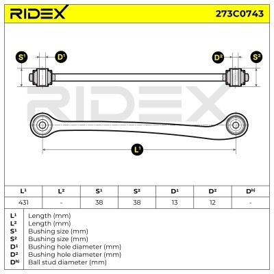 Wahacz RIDEX 273C0743 273C0743 - foto 6