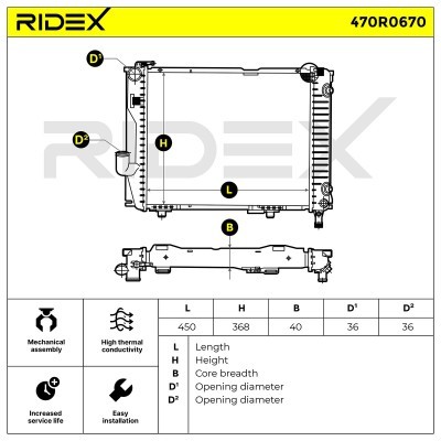 Chłodnica RIDEX 470R0670 470R0670 - foto 11